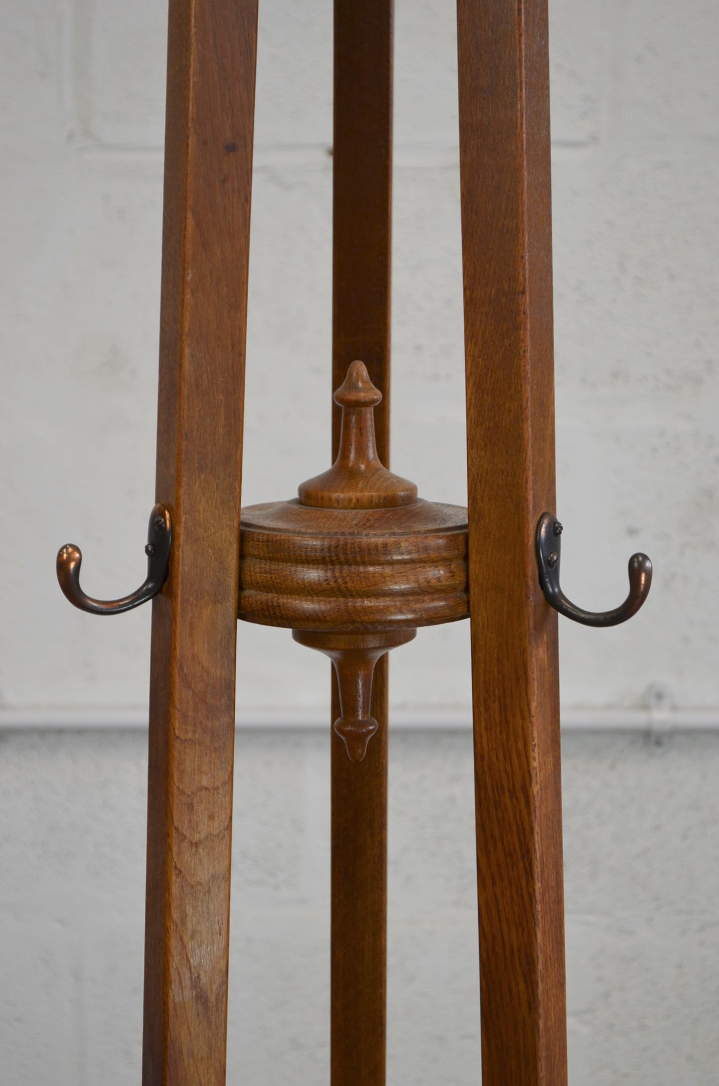 Edwardian Coat Stand With Umbrella Rack