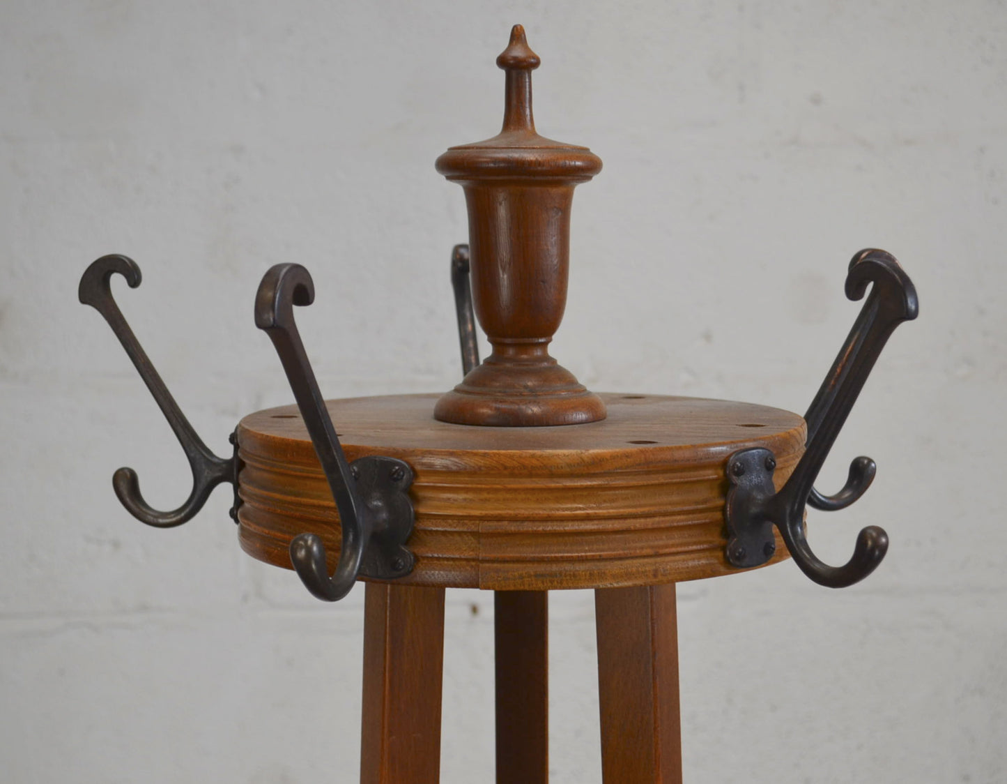 Edwardian Coat Stand With Umbrella Rack