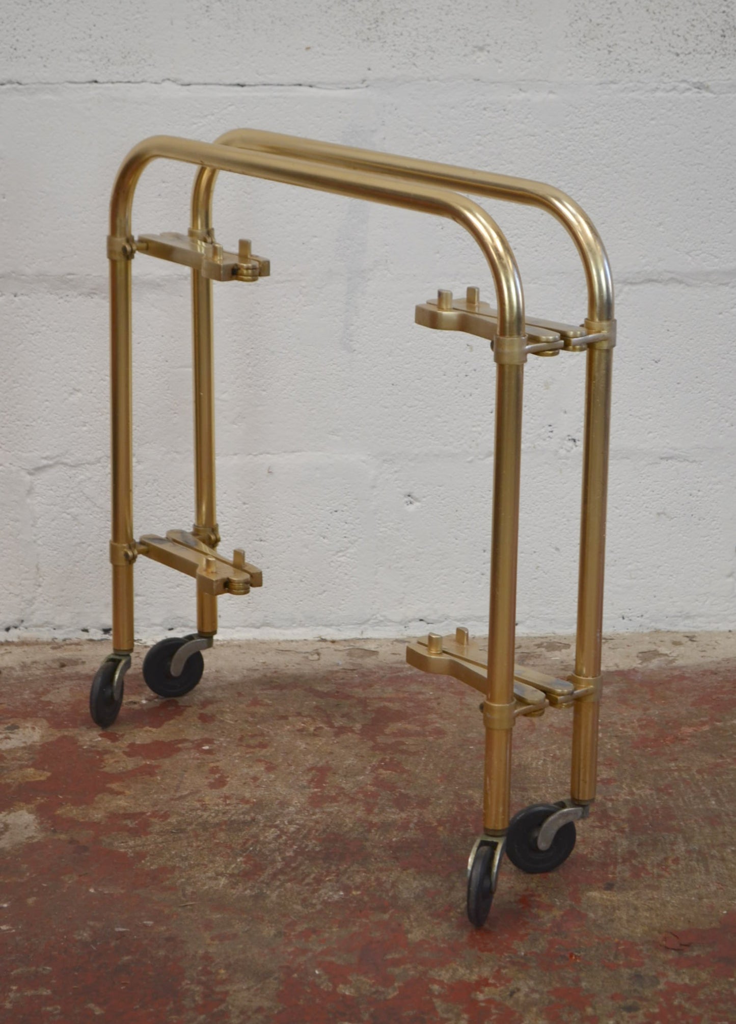 Vintage Gold Trolley/Bar Cart By Lumium