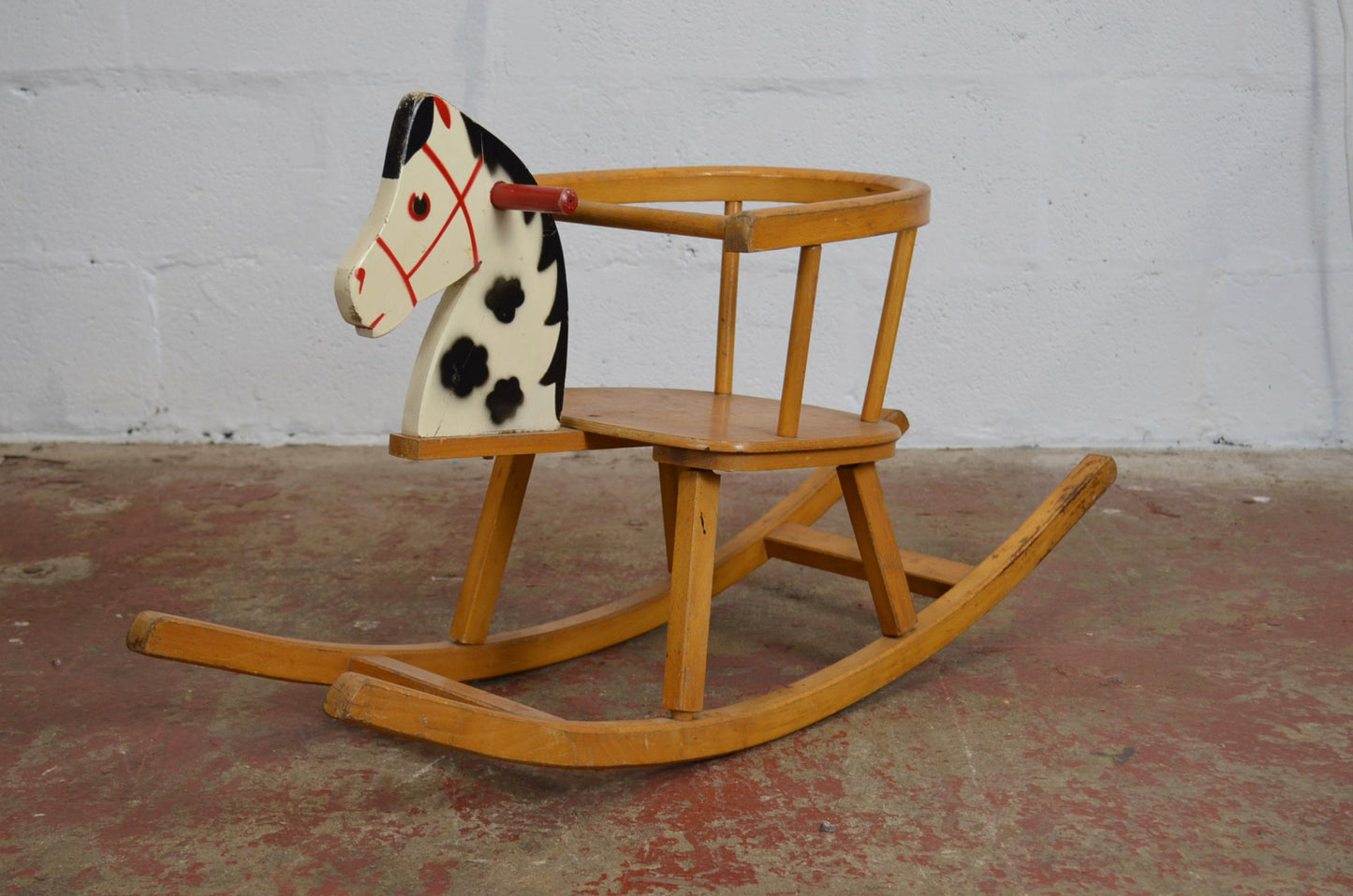 Vintage Mid Century Toddlers Rocking Horse