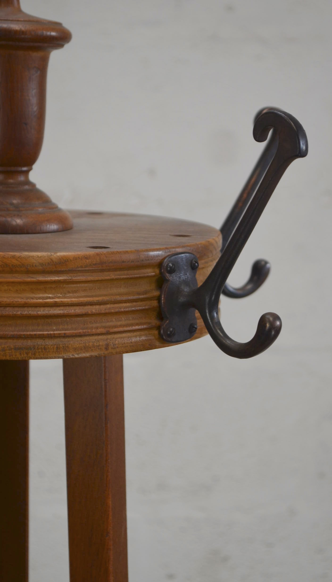 Edwardian Coat Stand With Umbrella Rack