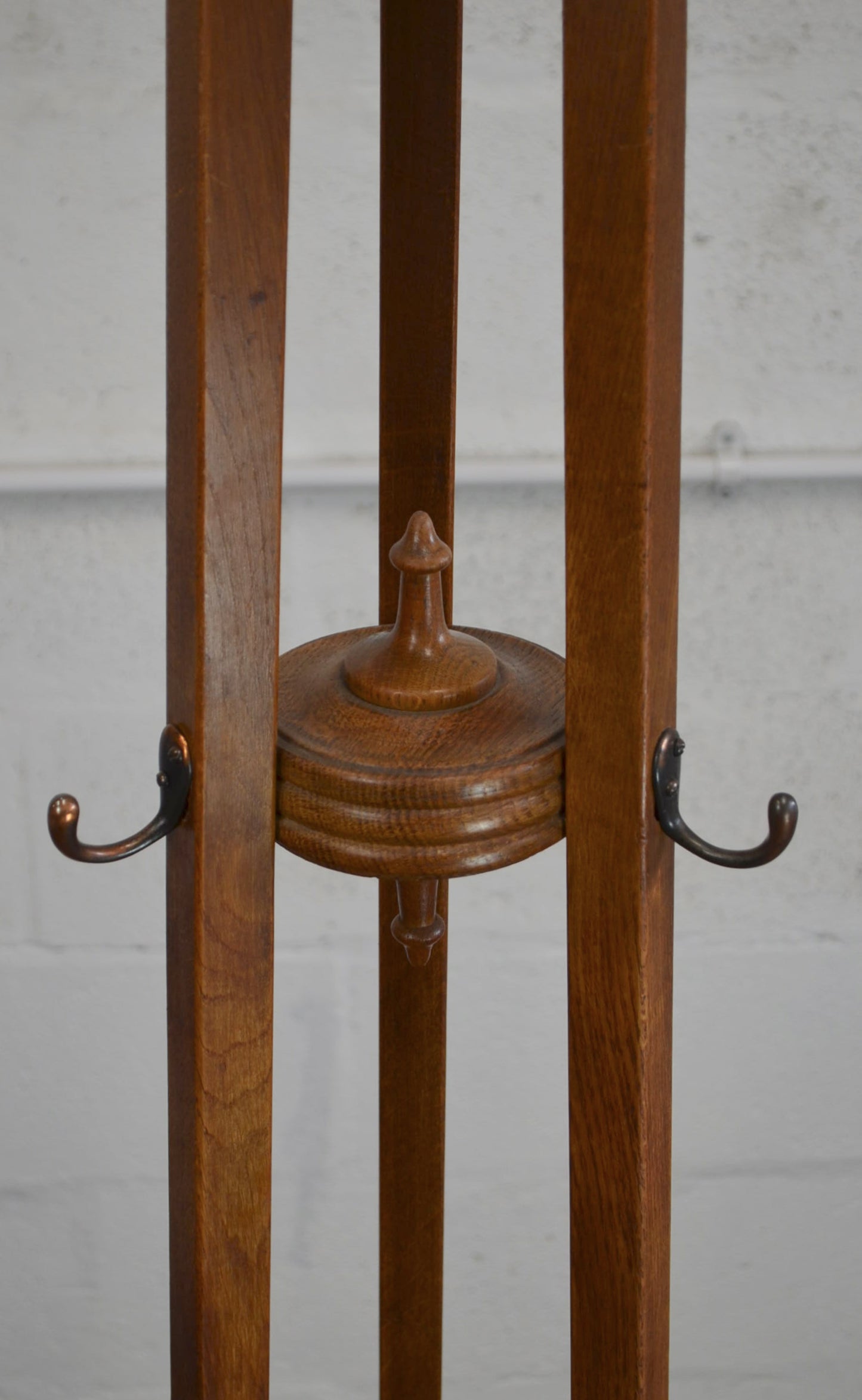 Edwardian Coat Stand With Umbrella Rack