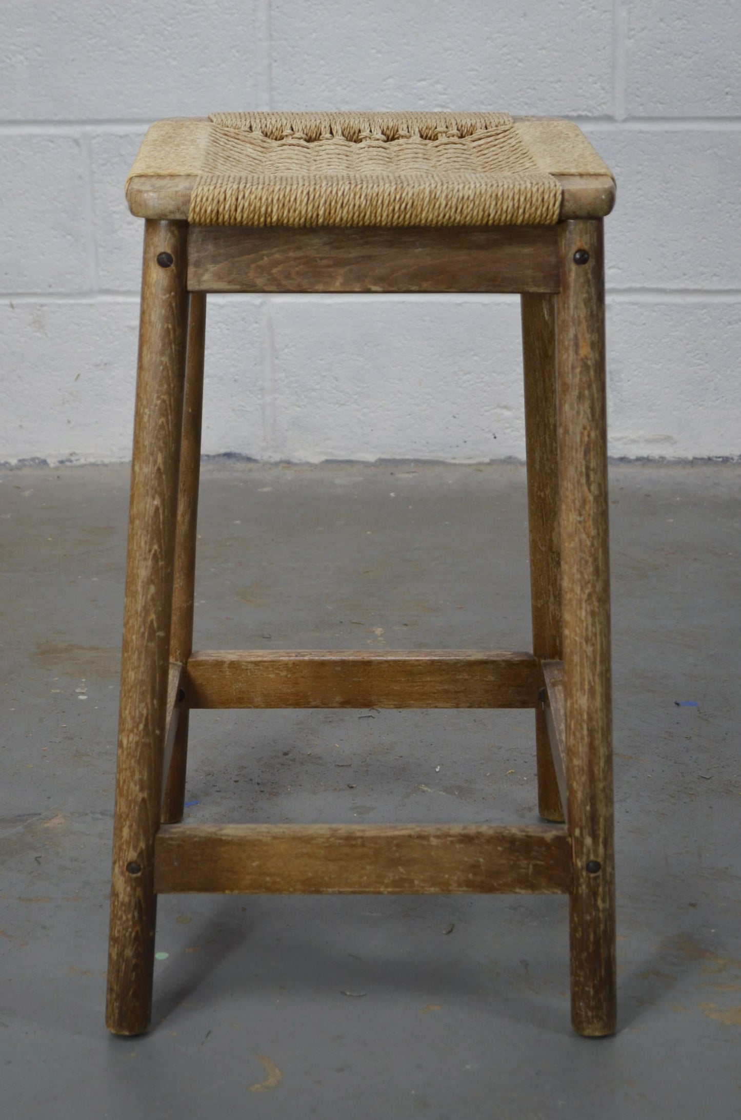 Vintage Mid Century Hans J Wegner Style Stool