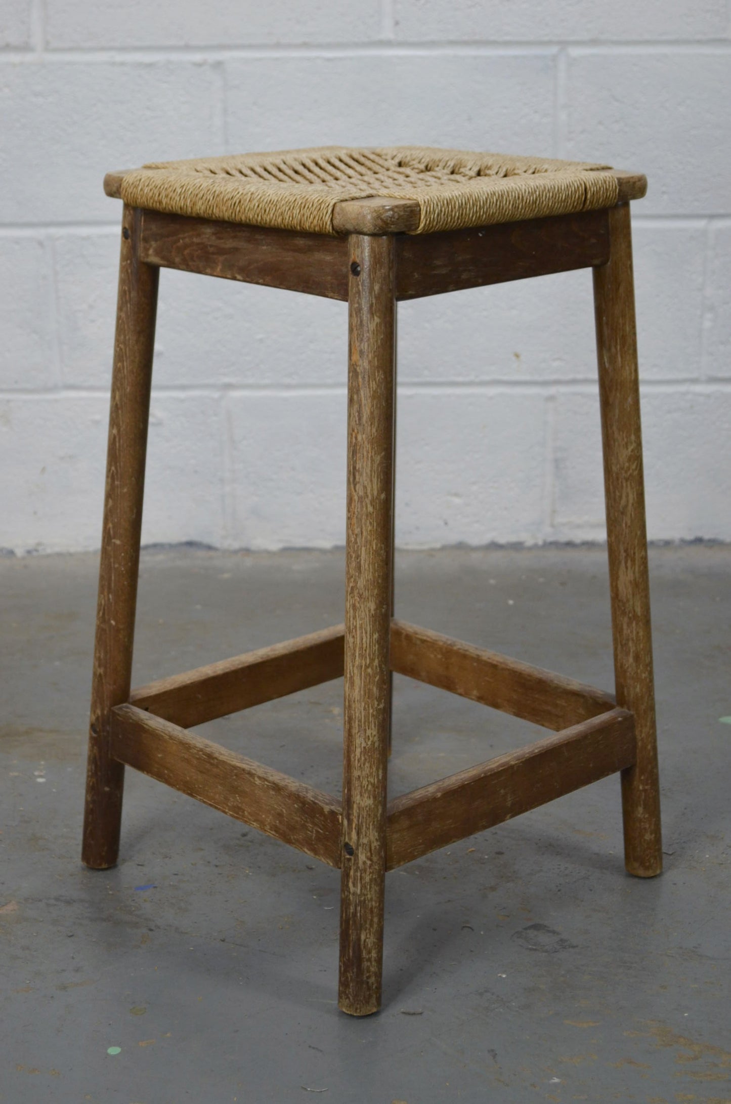 Vintage Mid Century Hans J Wegner Style Stool