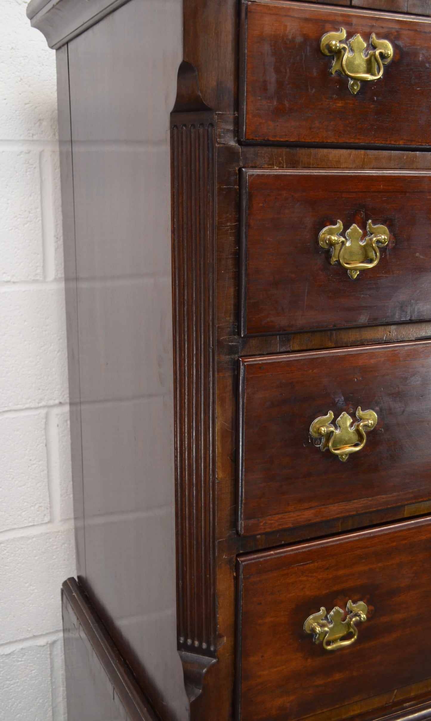18th Century George III Mahogany Chest On Chest