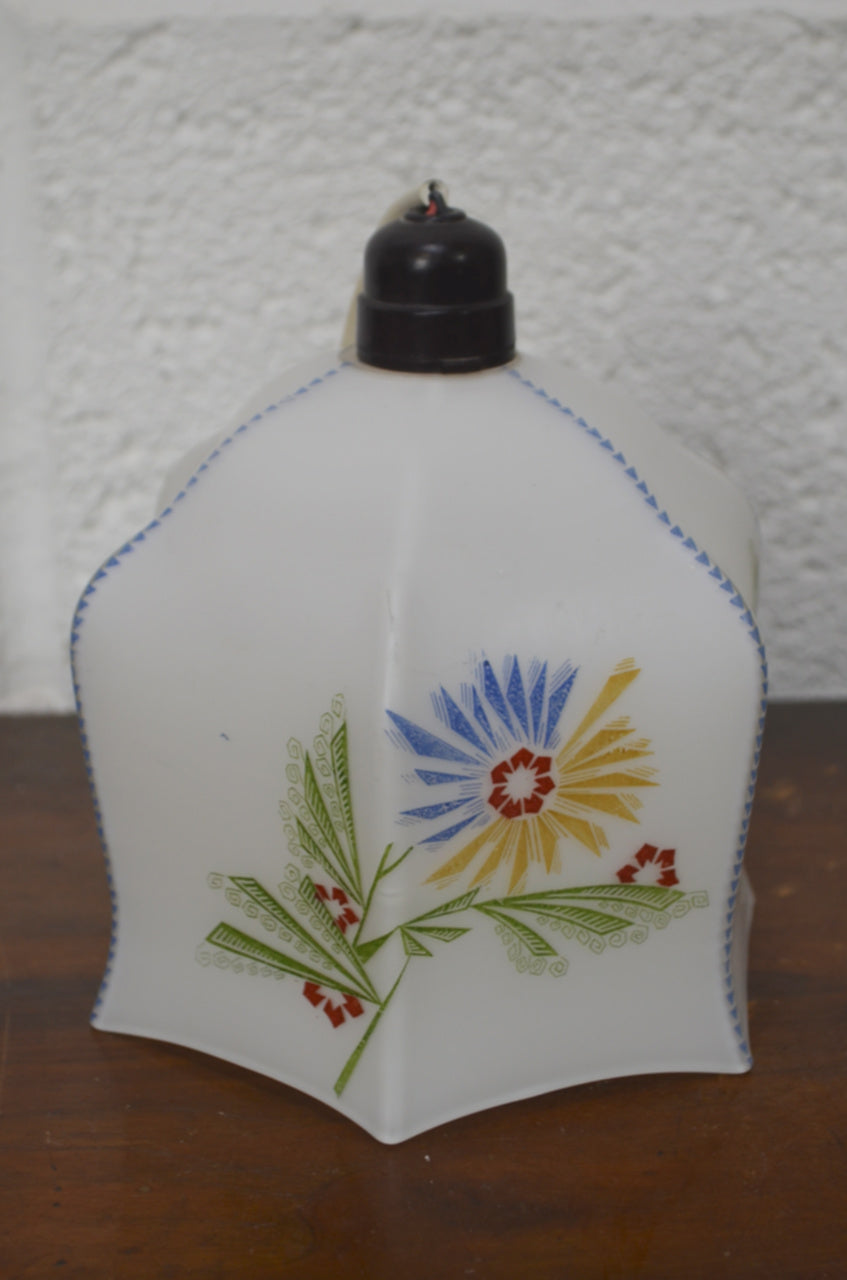 Vintage Glass Pendant Light