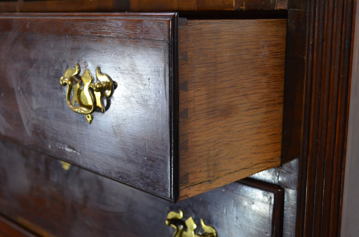18th Century George III Mahogany Chest On Chest