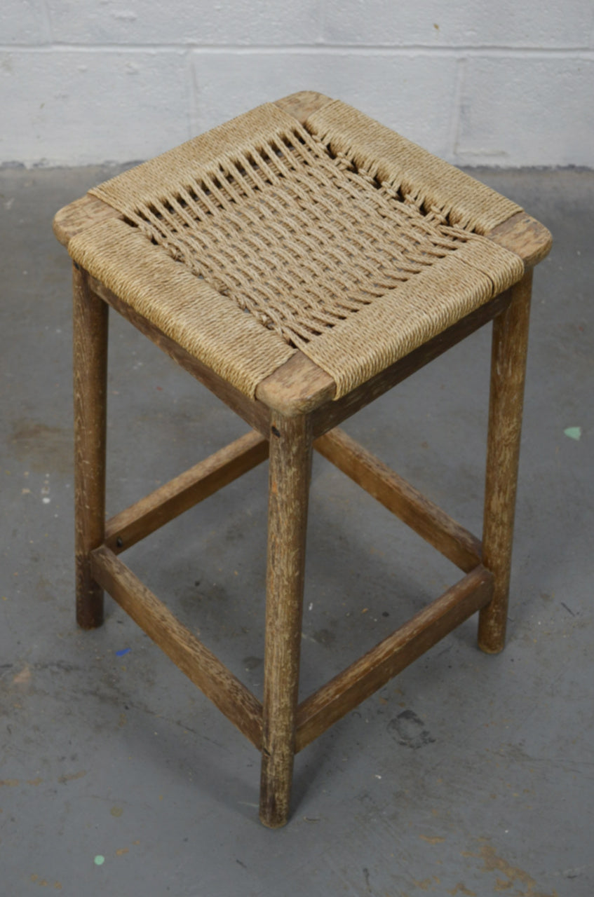 Vintage Mid Century Hans J Wegner Style Stool