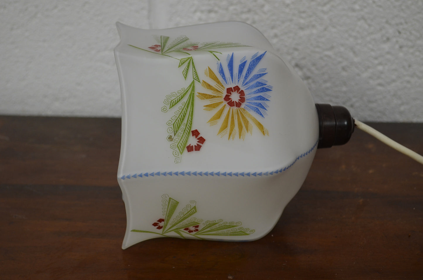 Vintage Glass Pendant Light