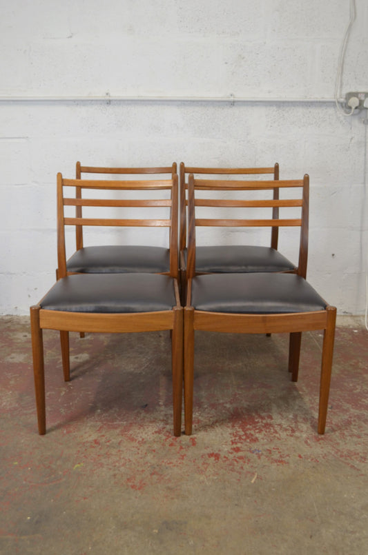 Vintage Set Of Four G-Plan Dining Chairs