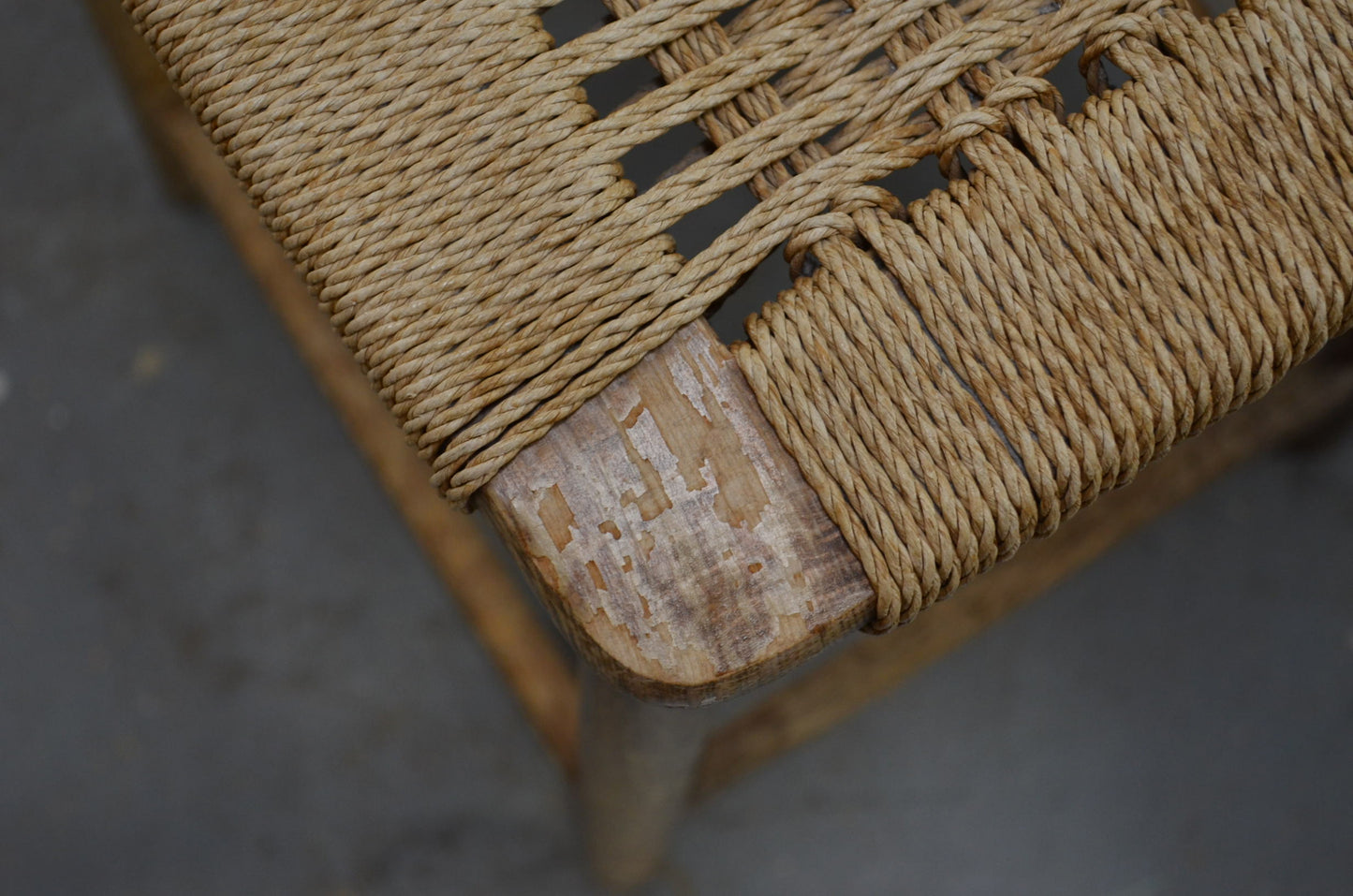 Vintage Mid Century Hans J Wegner Style Stool