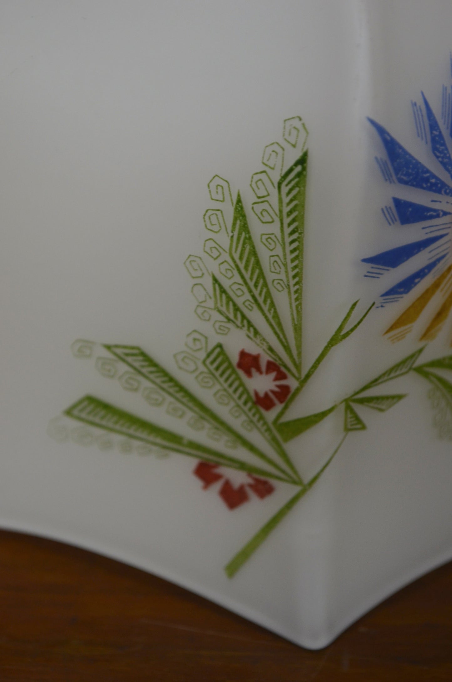 Vintage Glass Pendant Light