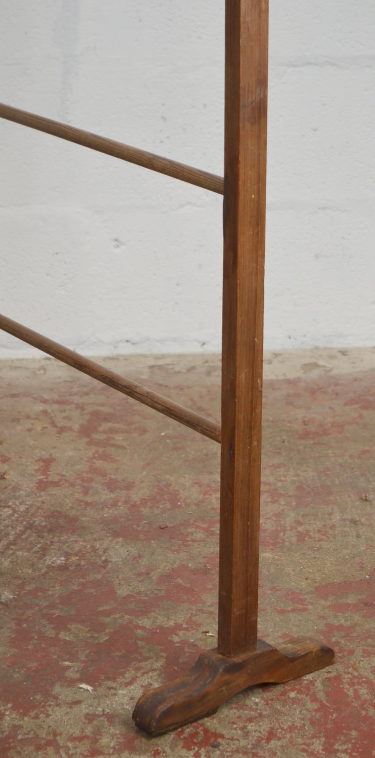 Antique Pine Towel / Clothes Stand Rail
