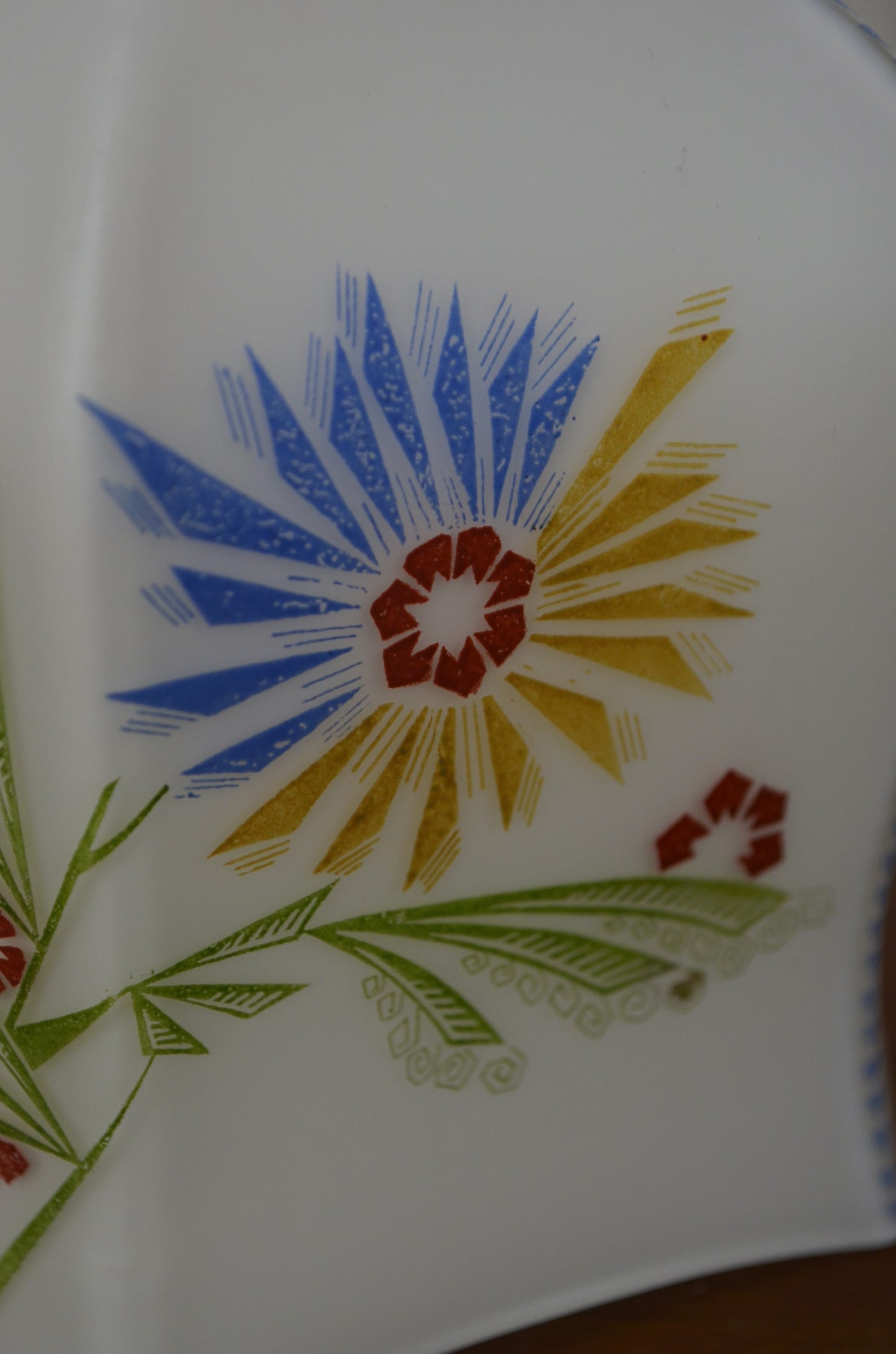 Vintage Glass Pendant Light