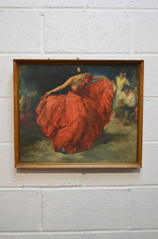 Mid Century Prints of Flamenco Ladies