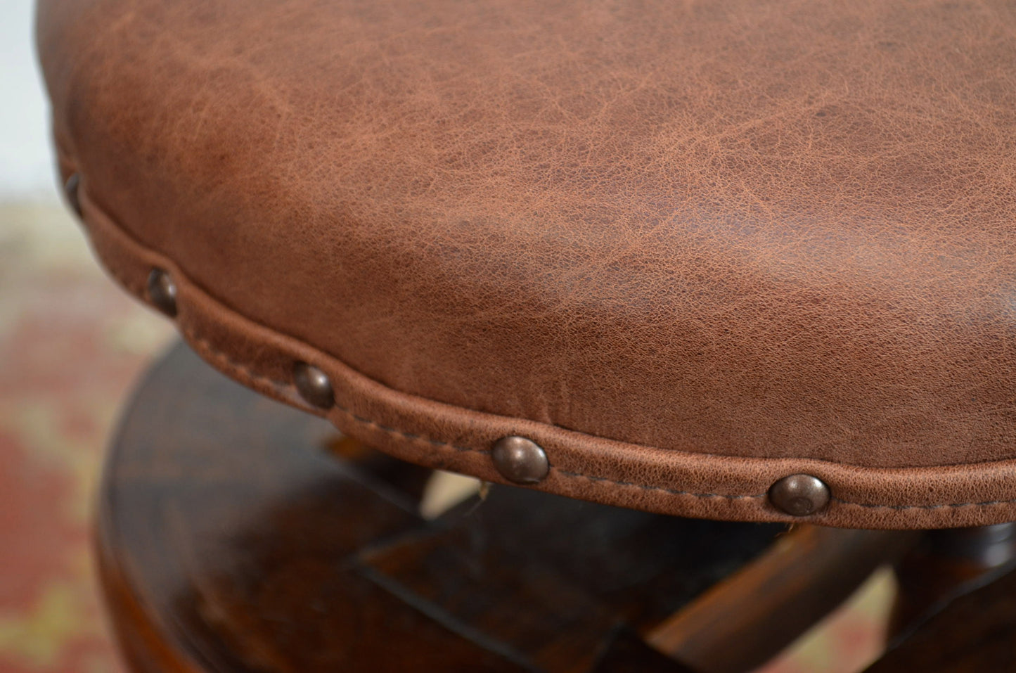 A Victorian Adjustable Piano Stool