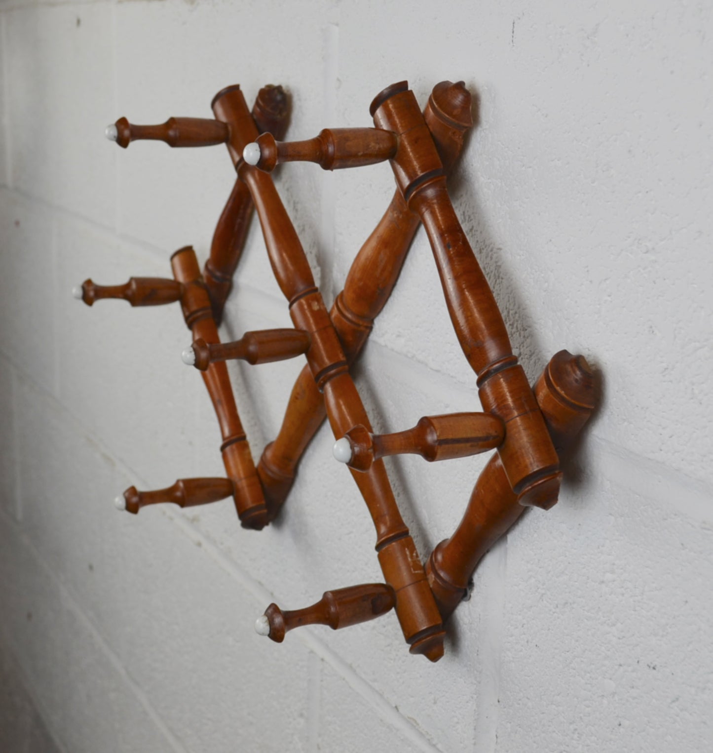 Faux Bamboo Coat Rack