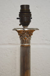 Victorian Silver Table Lamp