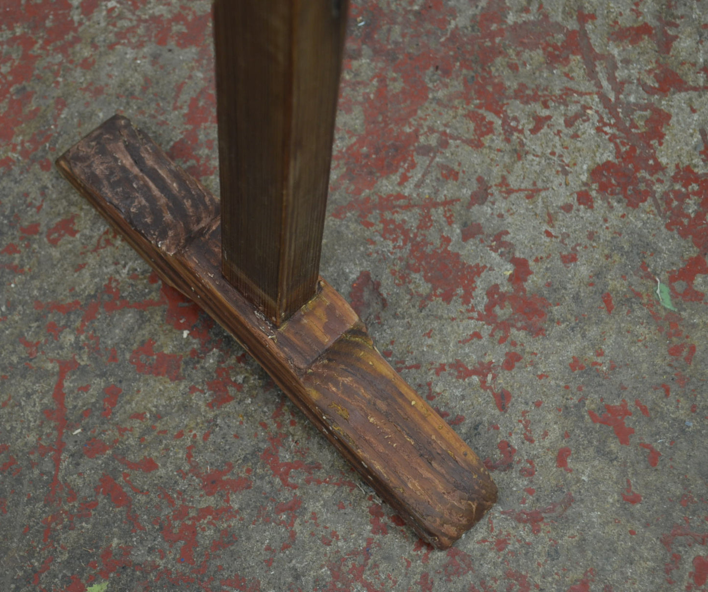 Antique Pine Towel / Clothes Stand Rail