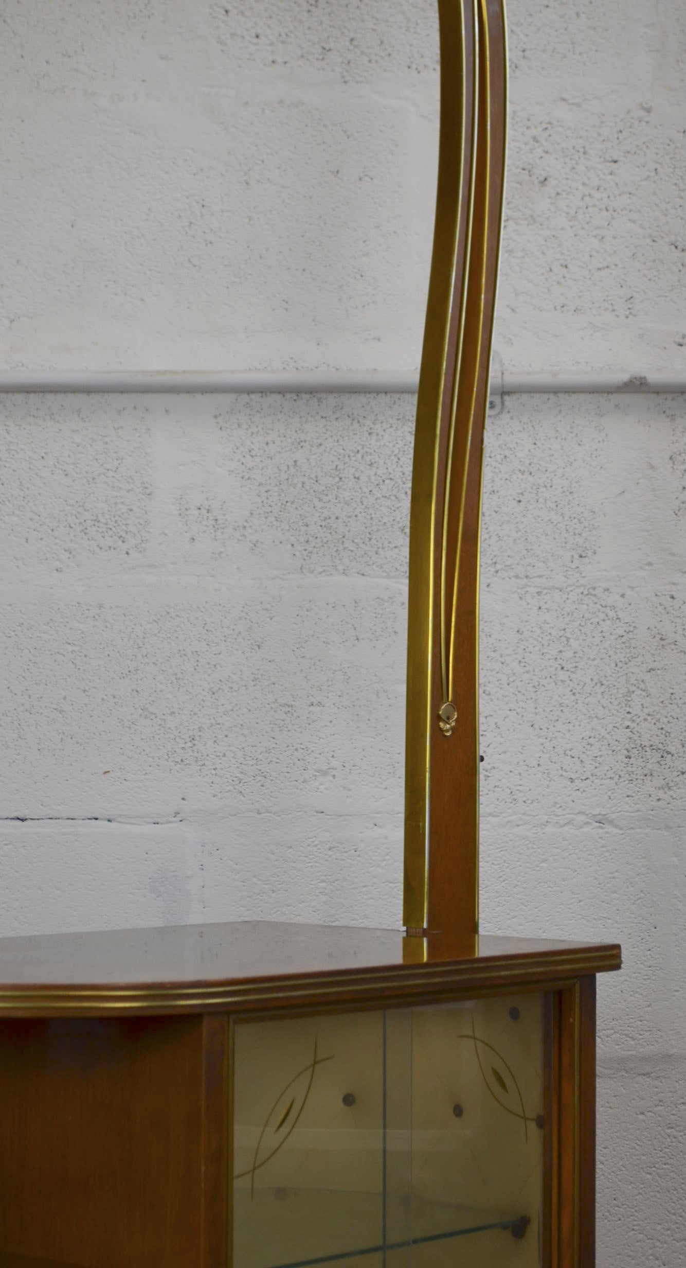 Vintage Drinks Cabinet & Standard/Floor Lamp