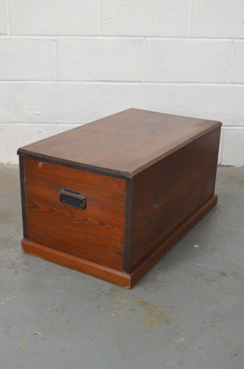 Vintage Pine Blanket Box