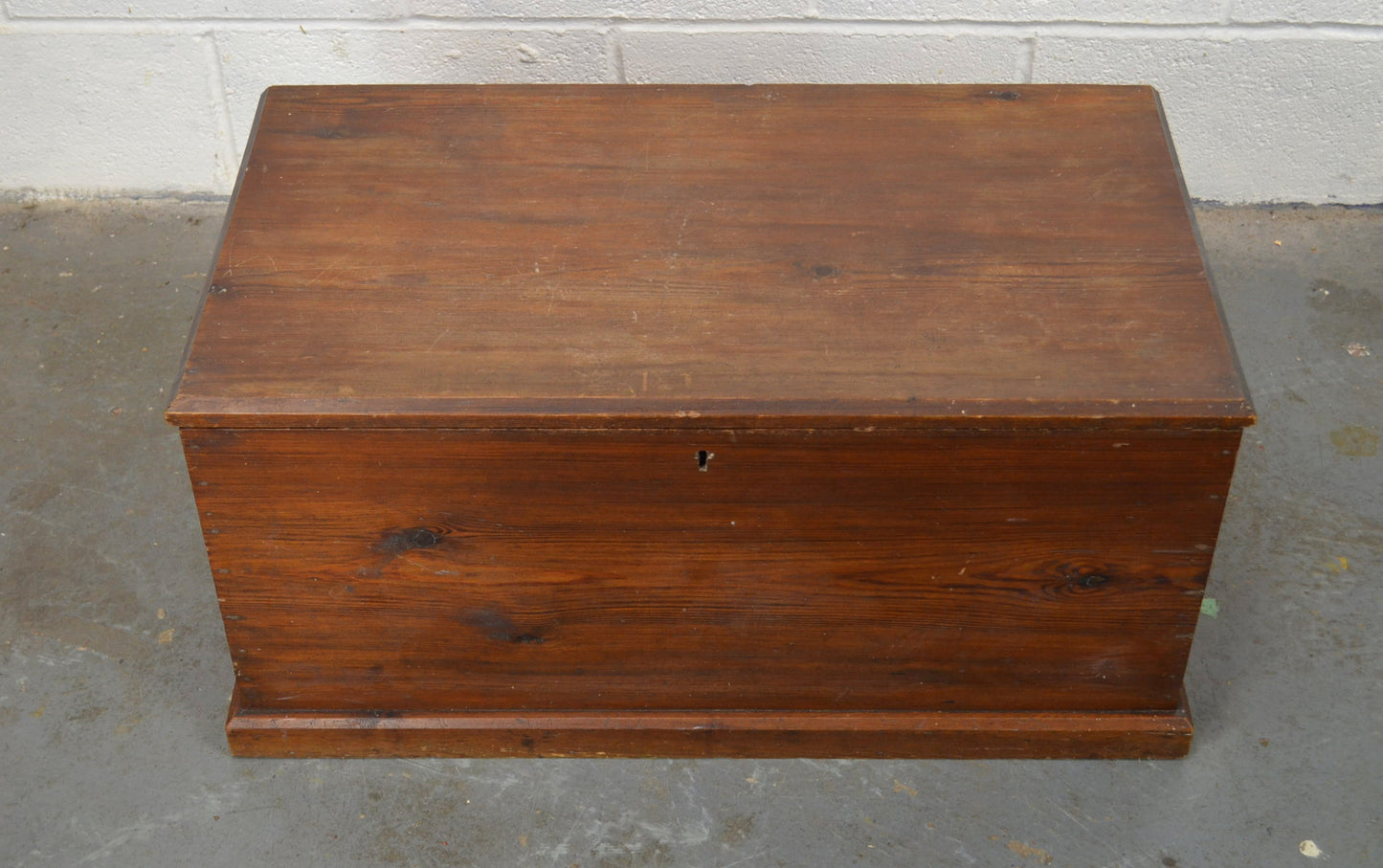Vintage Pine Blanket Box