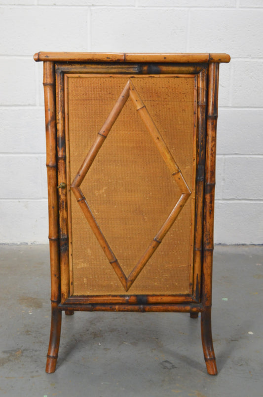 Antique Aesthetic Movement Bamboo Cupboard