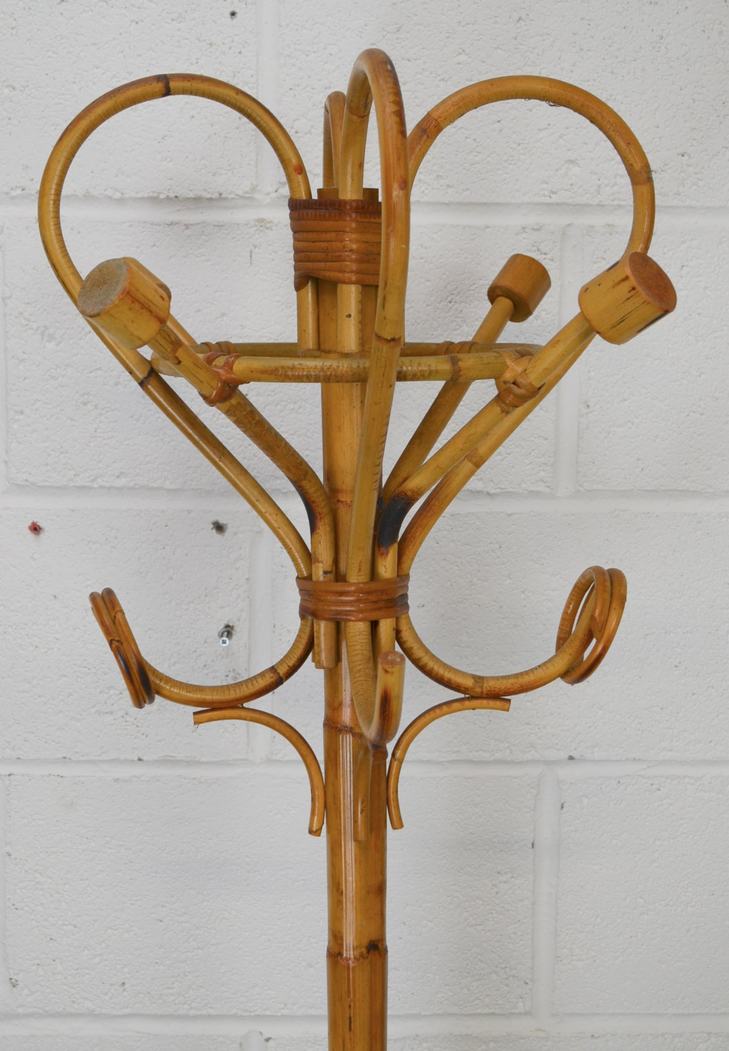 Vintage Bamboo Coat Stand