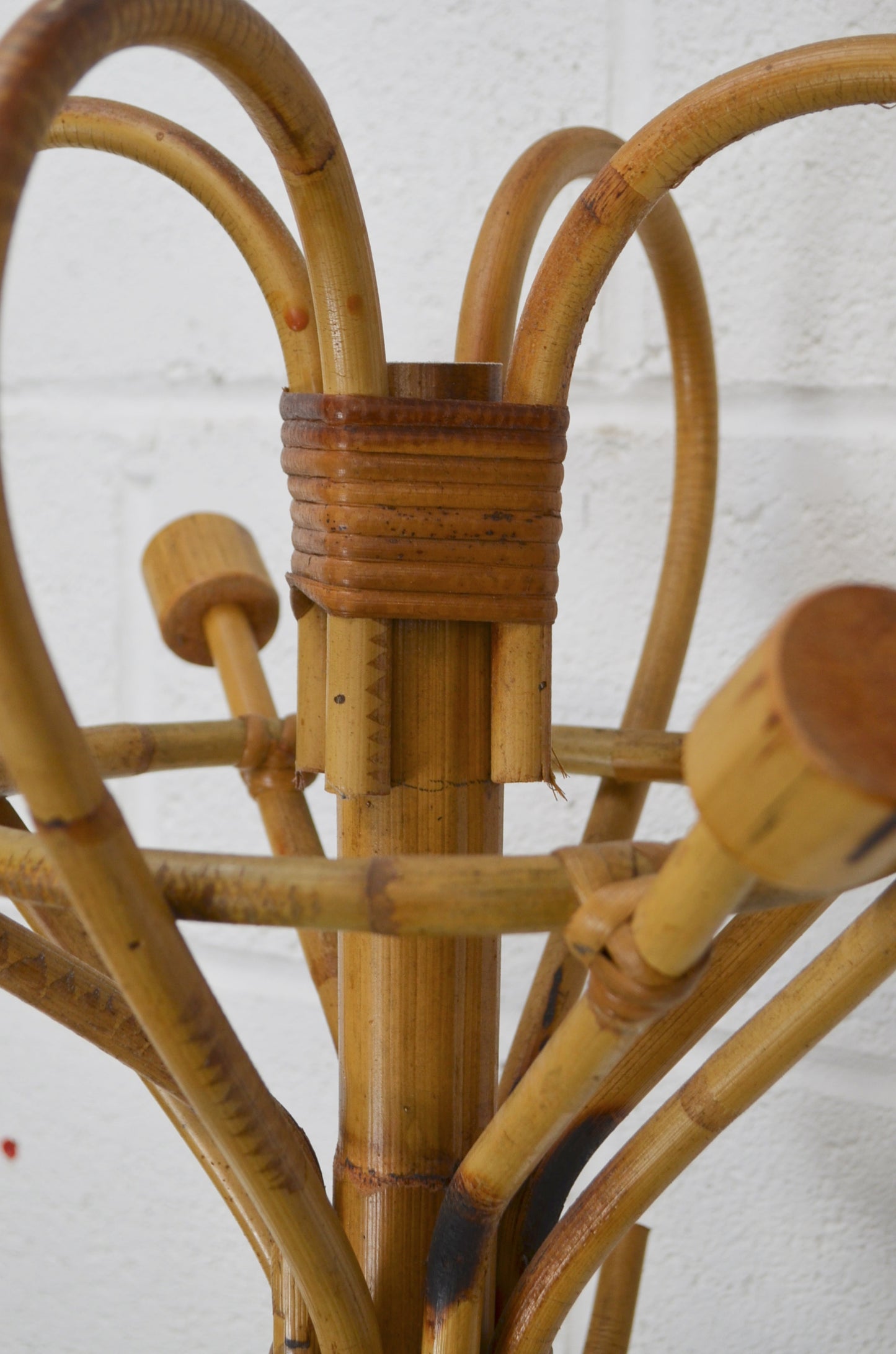 Vintage Bamboo Coat Stand