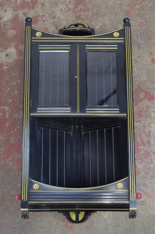 Victorian Aesthetic Movement Ebonised Corner Cabinet