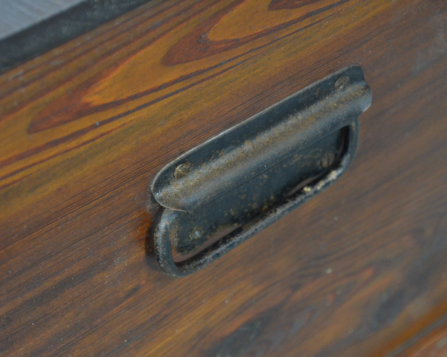 Vintage Pine Blanket Box