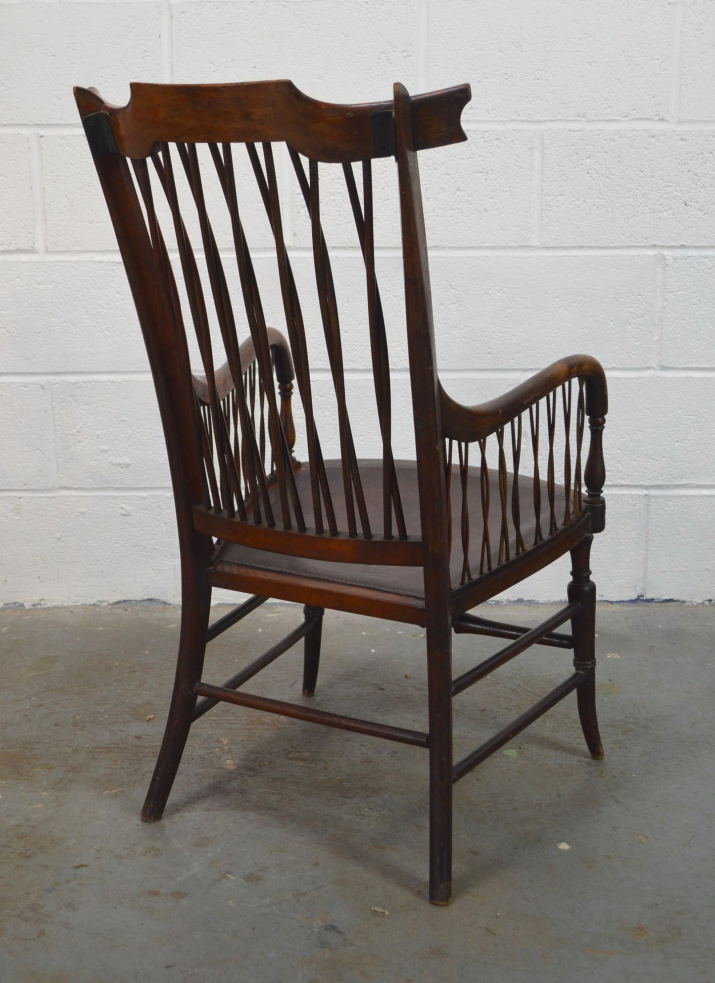 A Regency Stickback Open Armchair