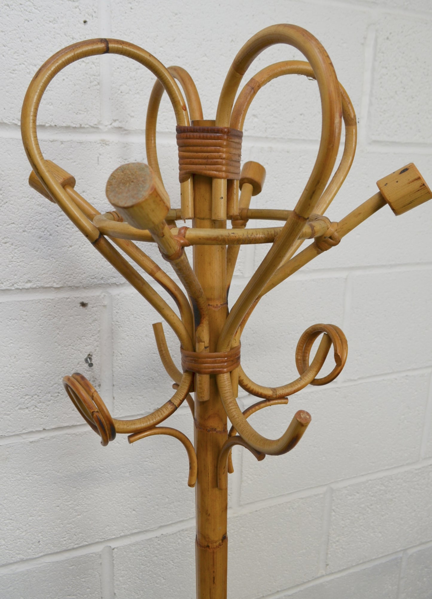 Vintage Bamboo Coat Stand