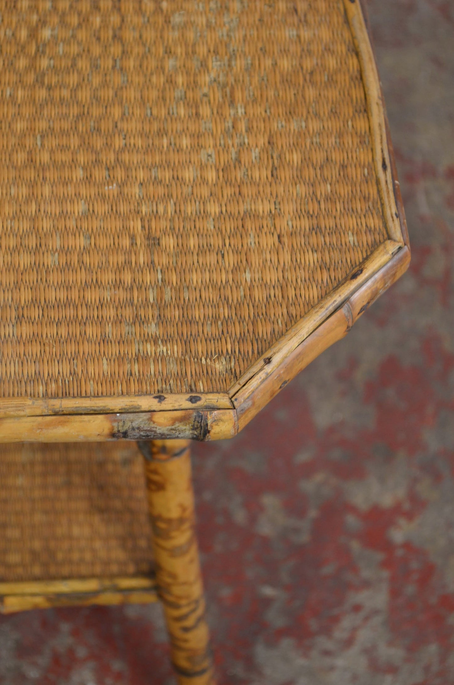 Antique Aesthetic Movement Bamboo Side Table