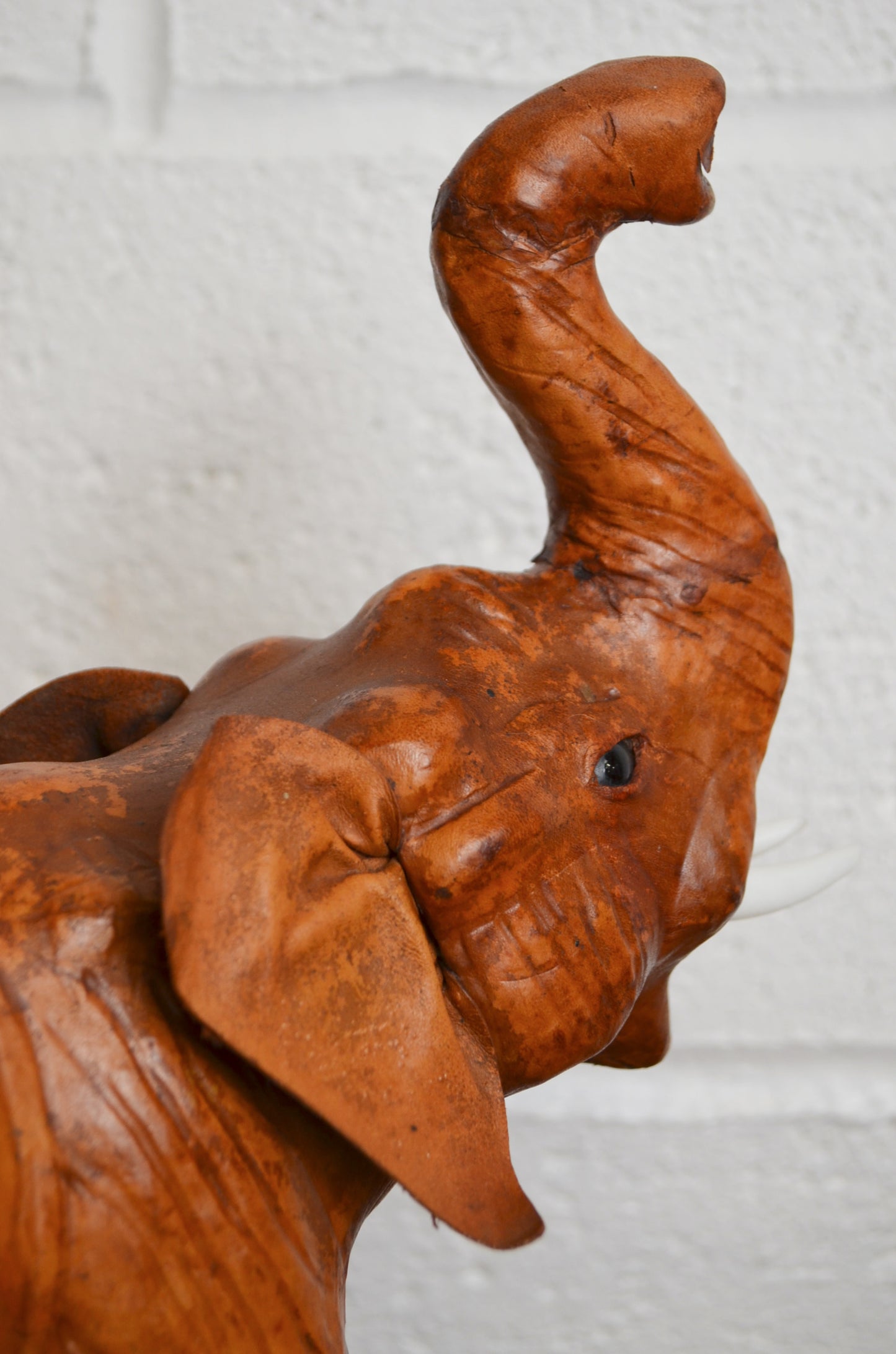 Vintage Leather Elephant (s)