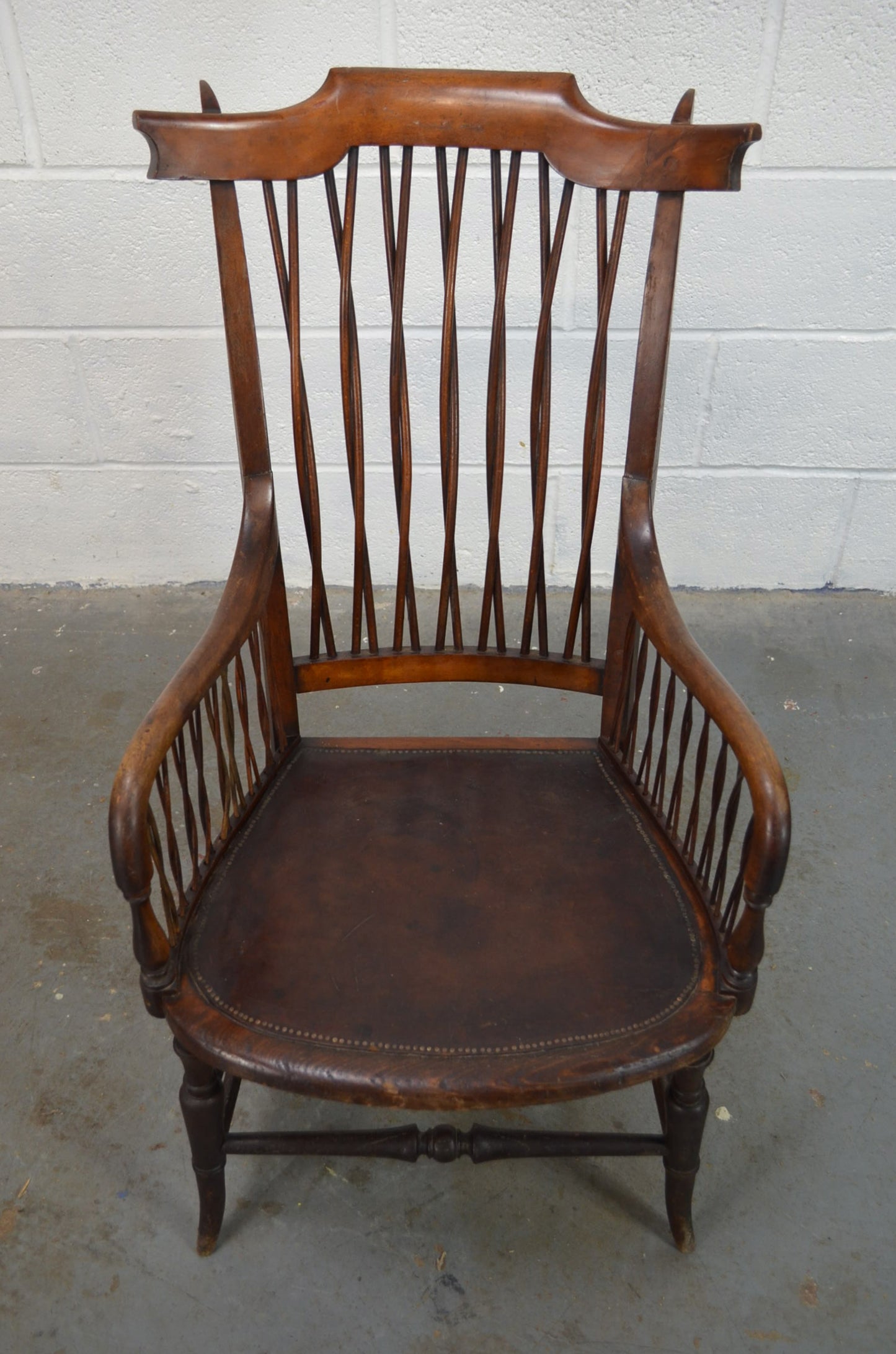 A Regency Stickback Open Armchair