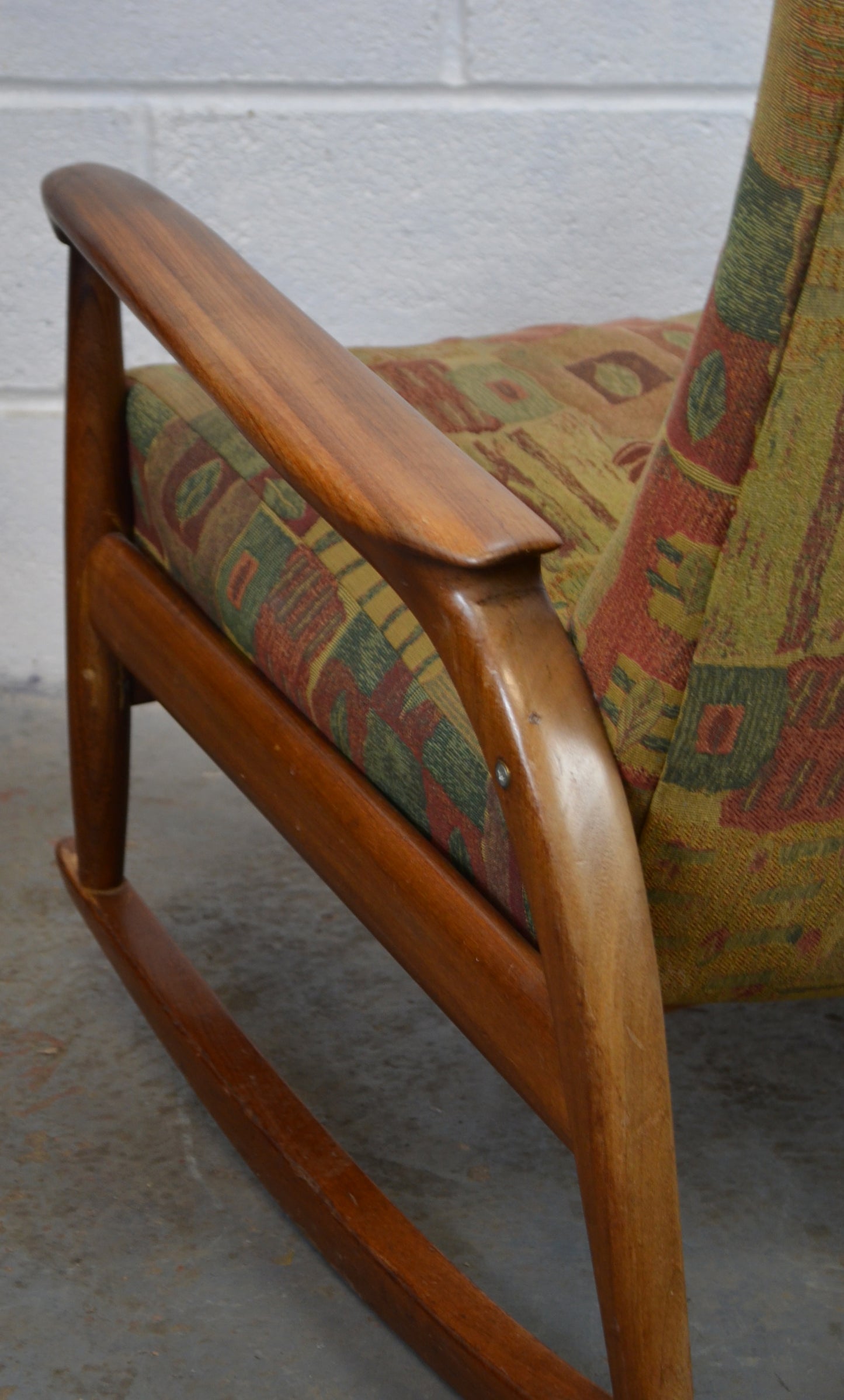 Mid Century Danish Rocking Chair