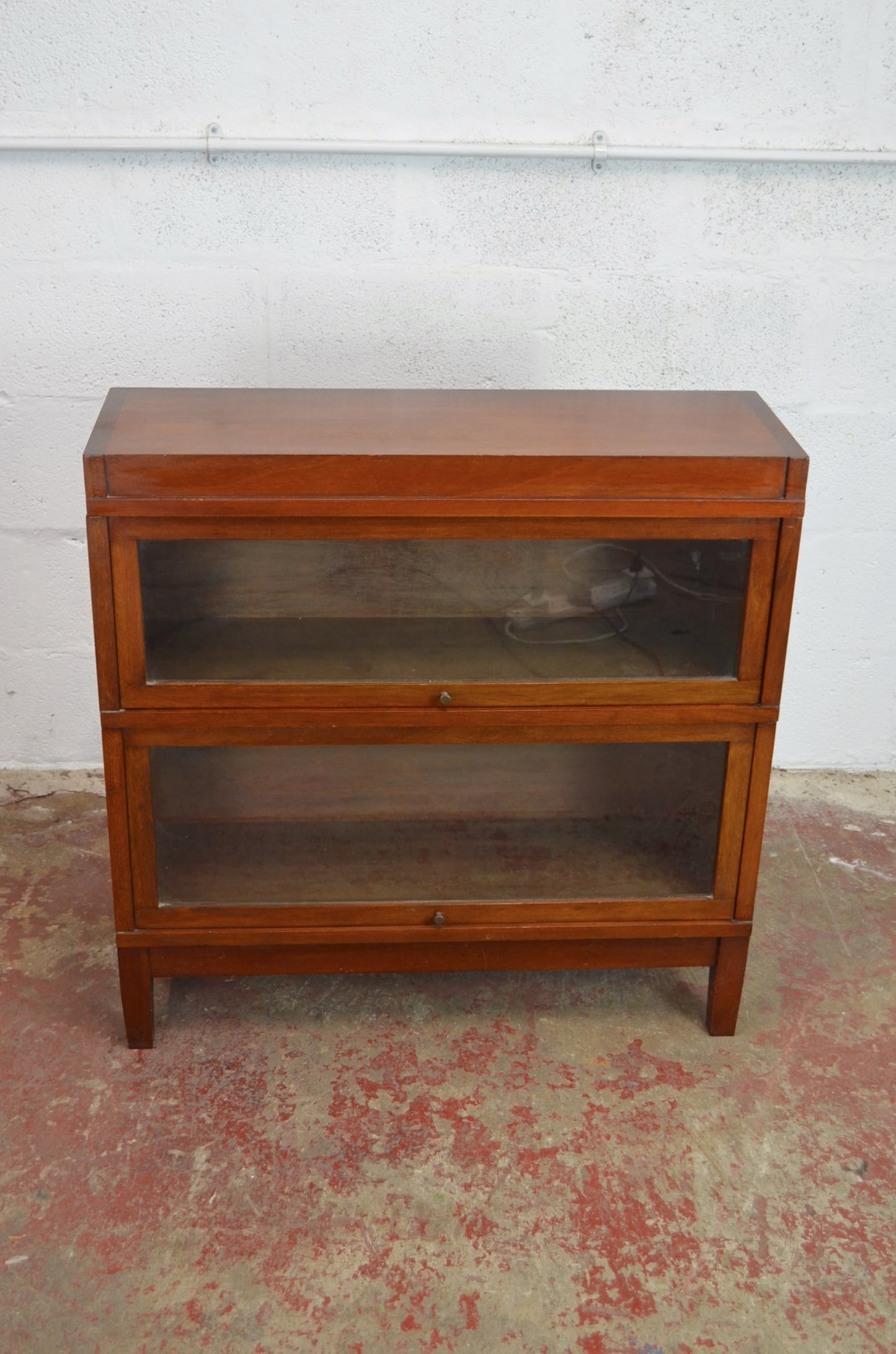 Antique Globe Wernicke Bookcase Two Shelves