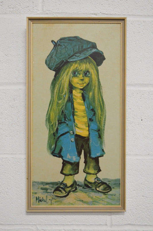 Vintage French Print (Girl)