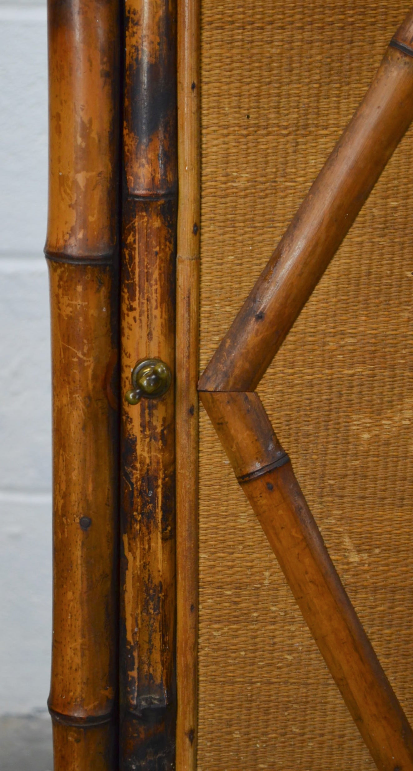 Antique Aesthetic Movement Bamboo Cupboard