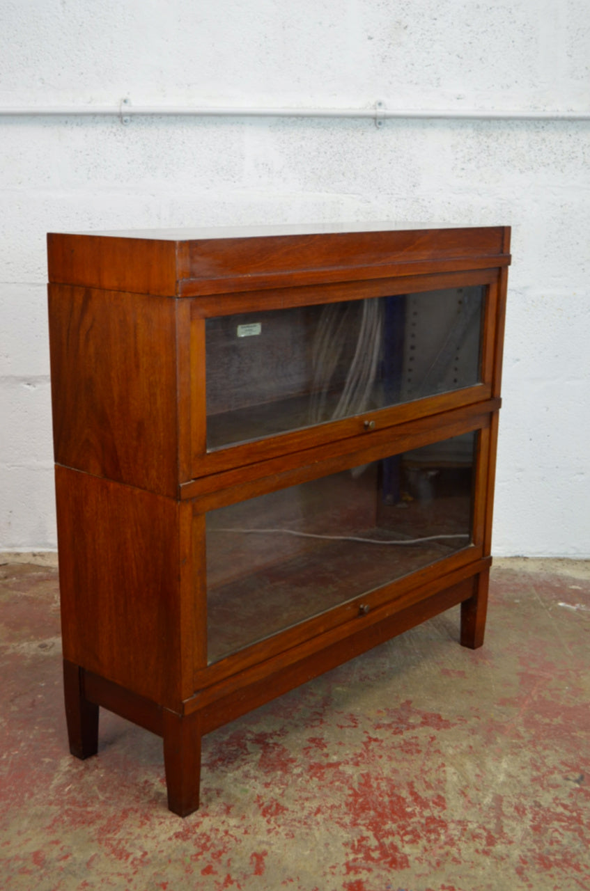 Antique Globe Wernicke Bookcase Two Shelves