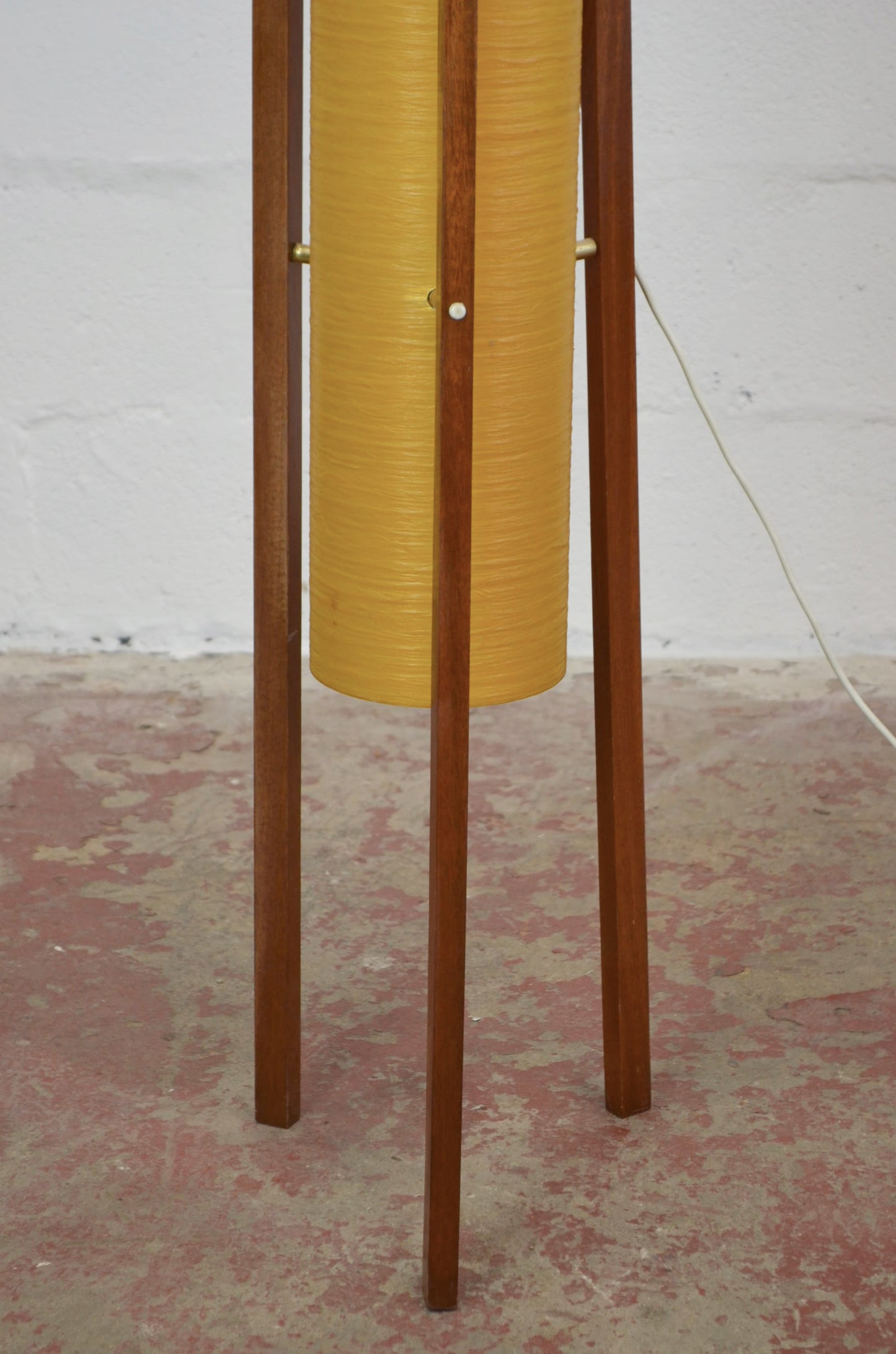 A Real Vintage Mid 20th Century 'Rocket' Tripod Floor Lamp