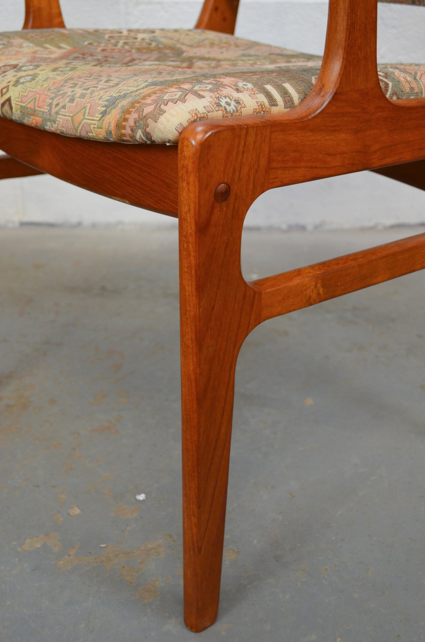 Set Of Six Danish D-Scan Dining Chairs