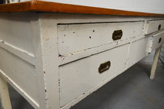 Antique Pine kitchen Table / Dresser Base