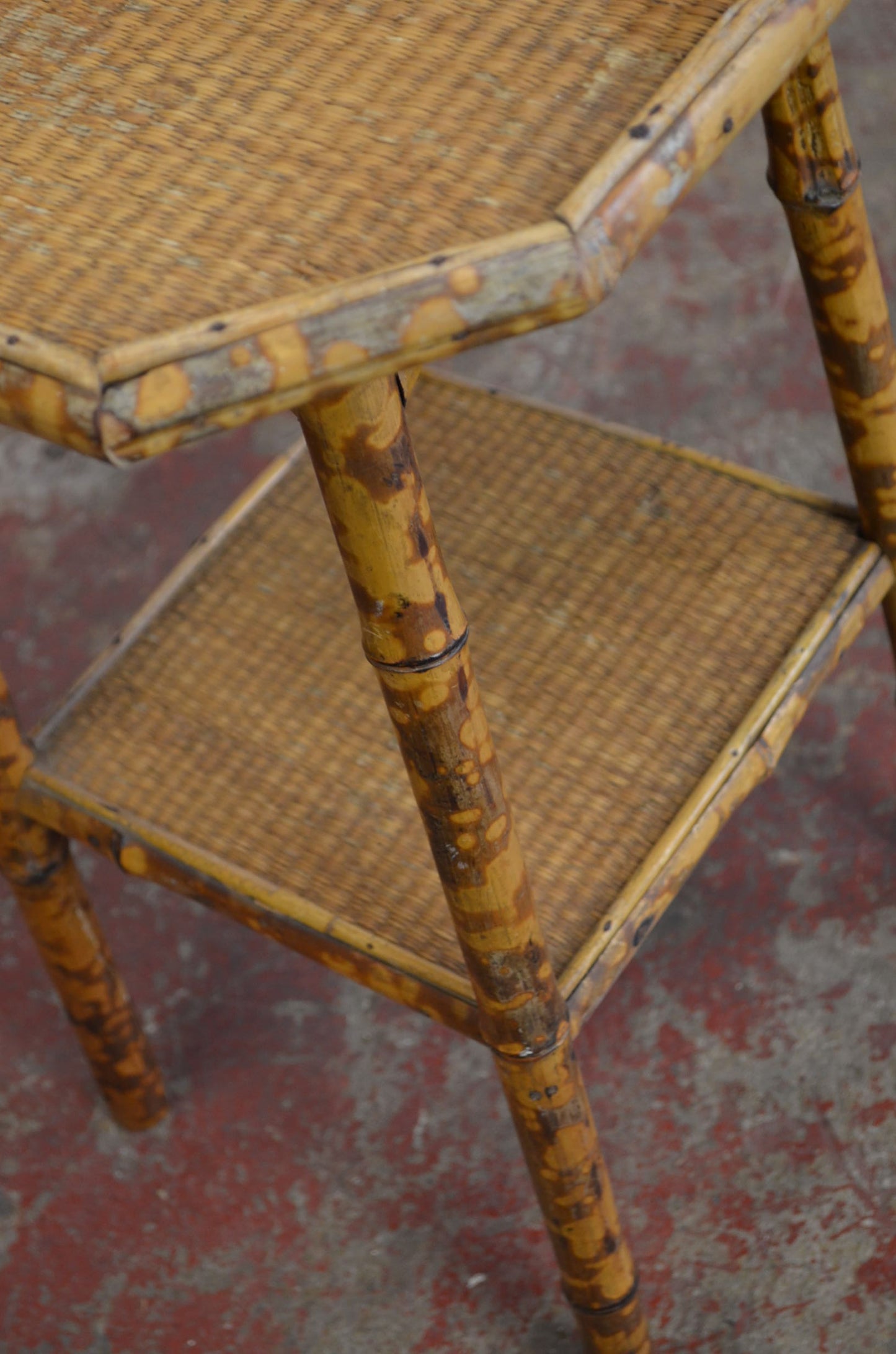 Antique Aesthetic Movement Bamboo Side Table