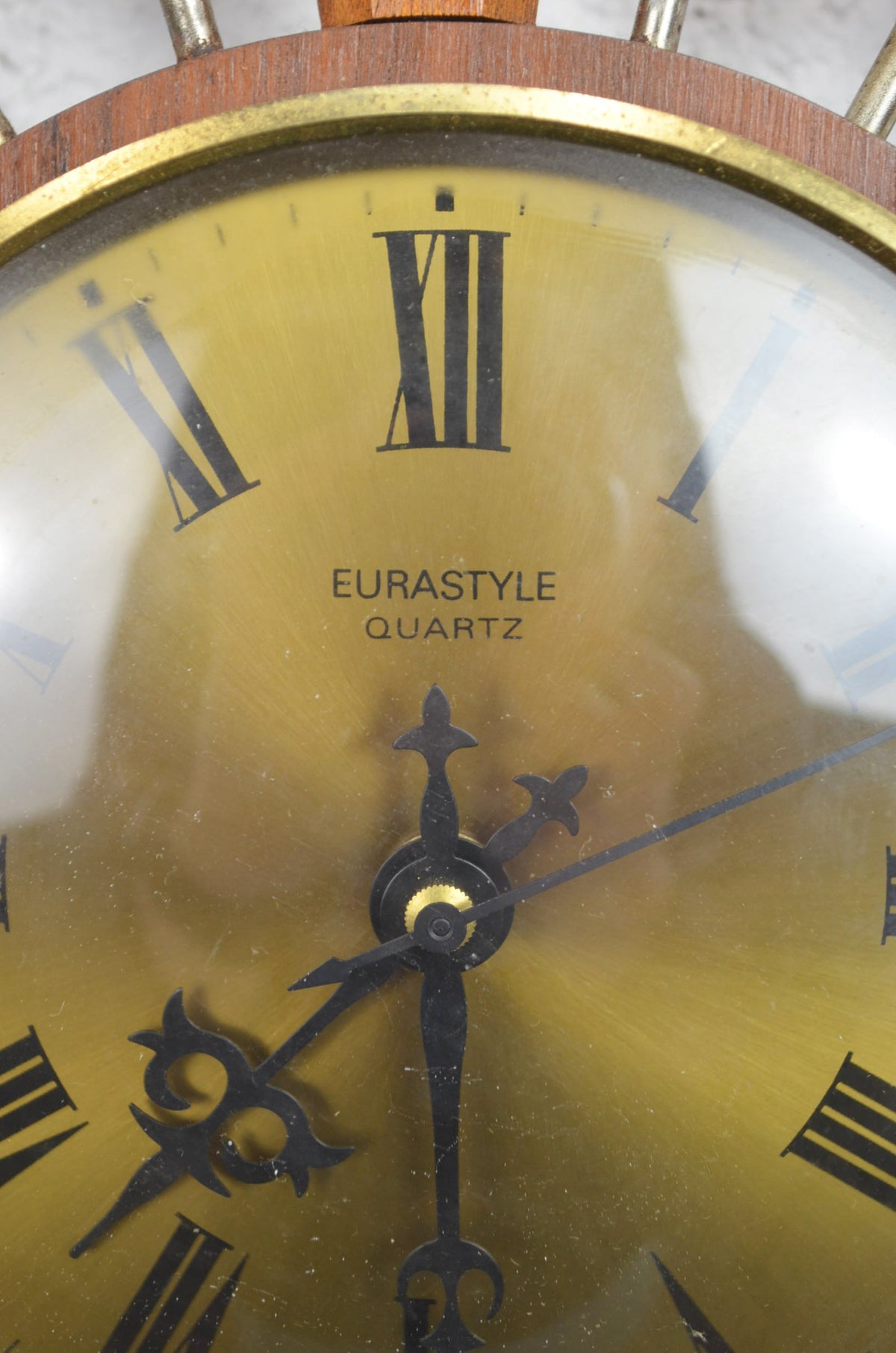 Vintage EURASTYLE Sunburst Wall Clock