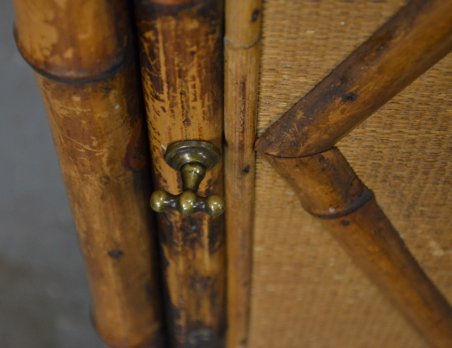 Antique Aesthetic Movement Bamboo Cupboard