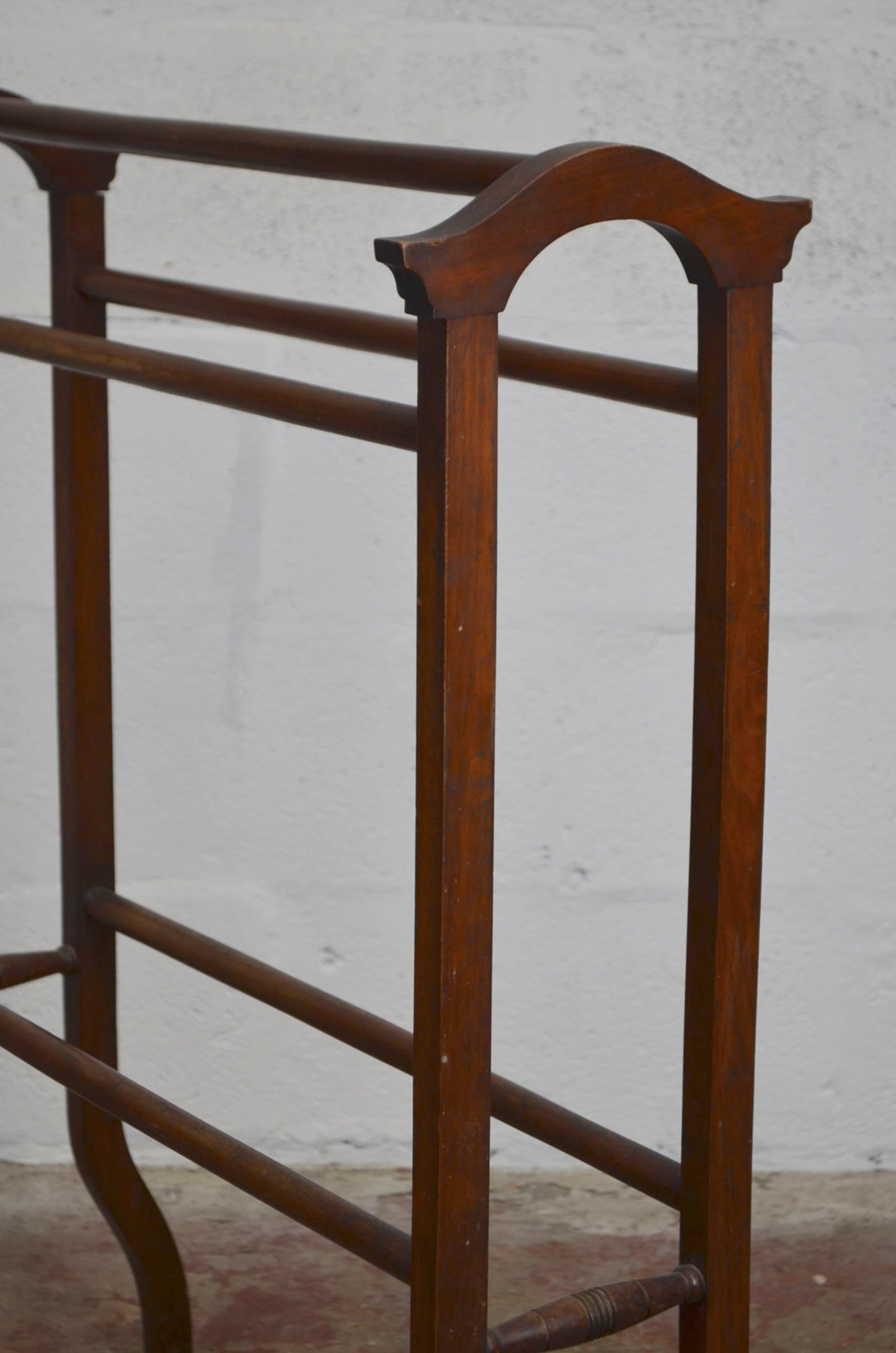 Antique Mahogany Towel Rail / Clothes Horse