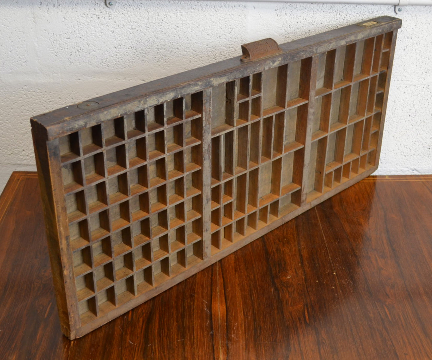 Vintage Wooden Printers Drawer/Display Shelf
