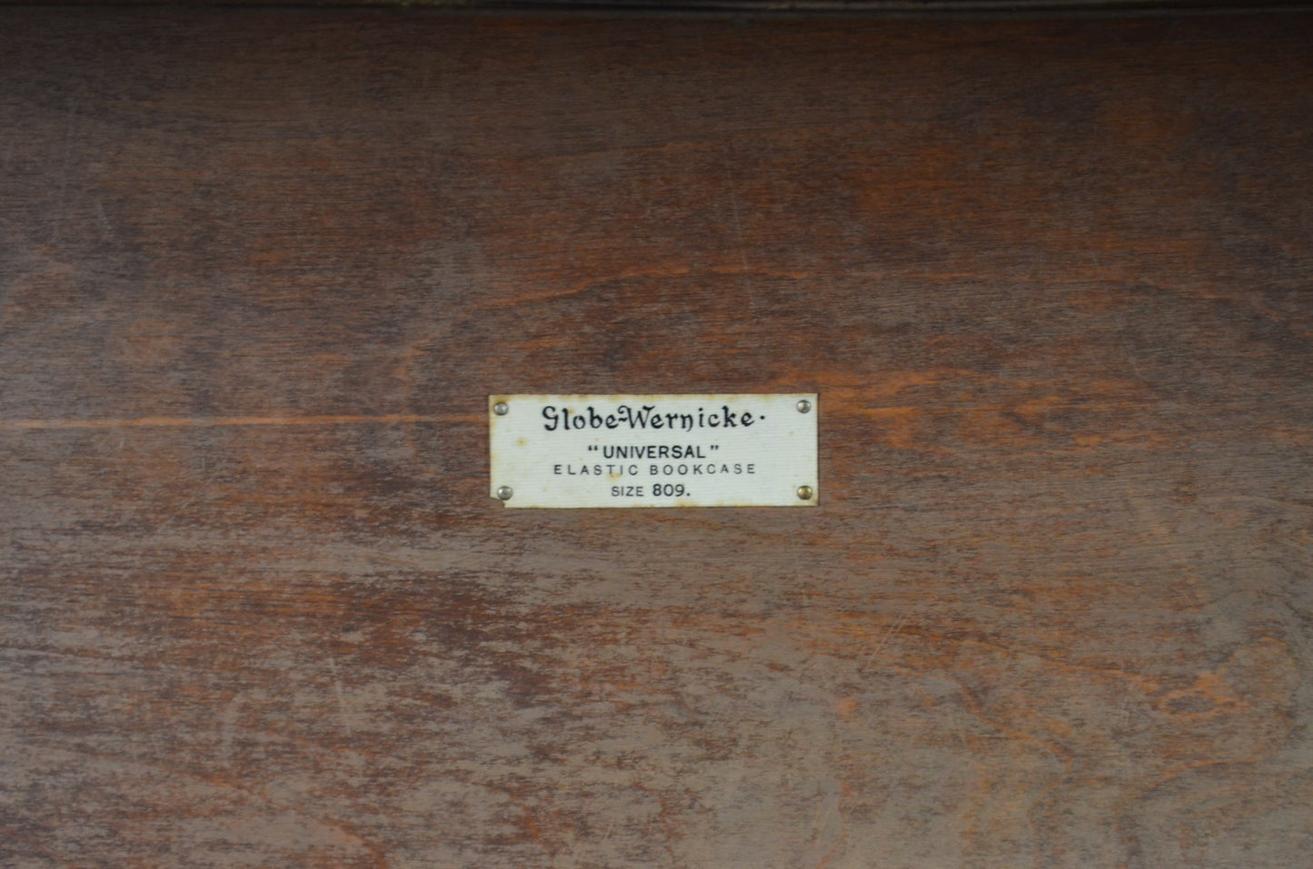 Antique Globe Wernicke Bookcase Two Shelves